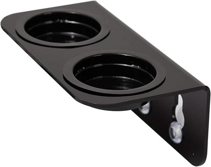 REPTI ZOO Reptile Water Bowl Double Grid Gecko Food Dish Feeder Detachable Suction Cup Reptile Feeding Dish Feeder with 6 Pcs Cups Dish Bowls for Pet Food and Water Feeding REPTIZOO