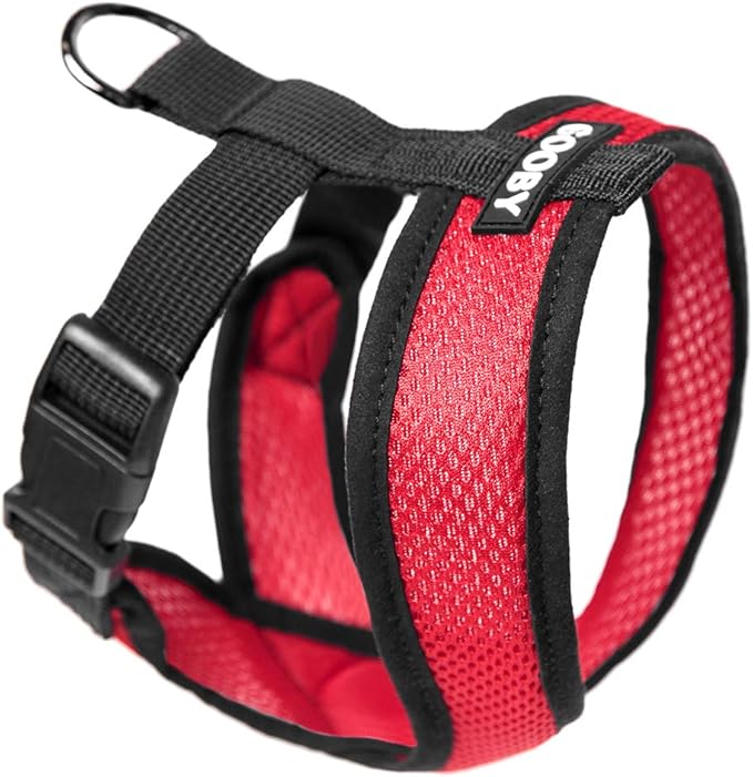 Gooby Comfort X Head In Harness - Red, X-Large - No Pull Small Dog Harness, Patented Choke-Free X Frame - Perfect on the Go Dog Harness for Medium Dogs No Pull or Small Dogs for Indoor and Outdoor Use Gooby