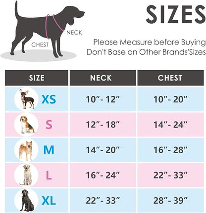 PHOEPET No Pull Dog Harnesses for Small Dogs Reflective Adjustable Front Clip Vest with Handle 2 Metal Rings 3 Buckles [Easy to Put on & Take Off](XS, Pink) - PAWPICO