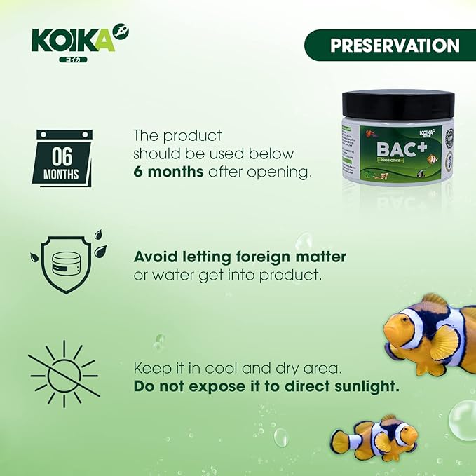 KOIKA BAC+ Powder probiotics, Pleasant Smell, Higher Probiotic, Immunity Boosting, Disease Resistance (BAC+(Powder), 2.82 oz) Koika