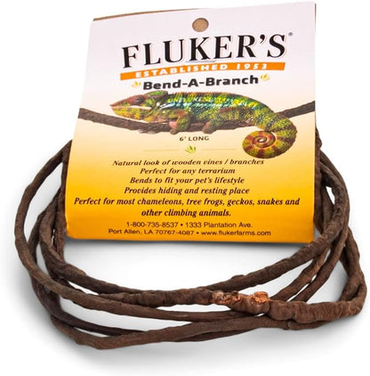 Fluker's Small Animal Bend-A-Branch Pet Habitat Decor 6" Long Flukers