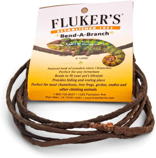 Fluker's Small Animal Bend-A-Branch Pet Habitat Decor 6" Long Flukers