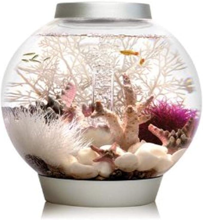 biOrb CLASSIC 15 Aquarium with LED - 4 gallon, Silver biOrb