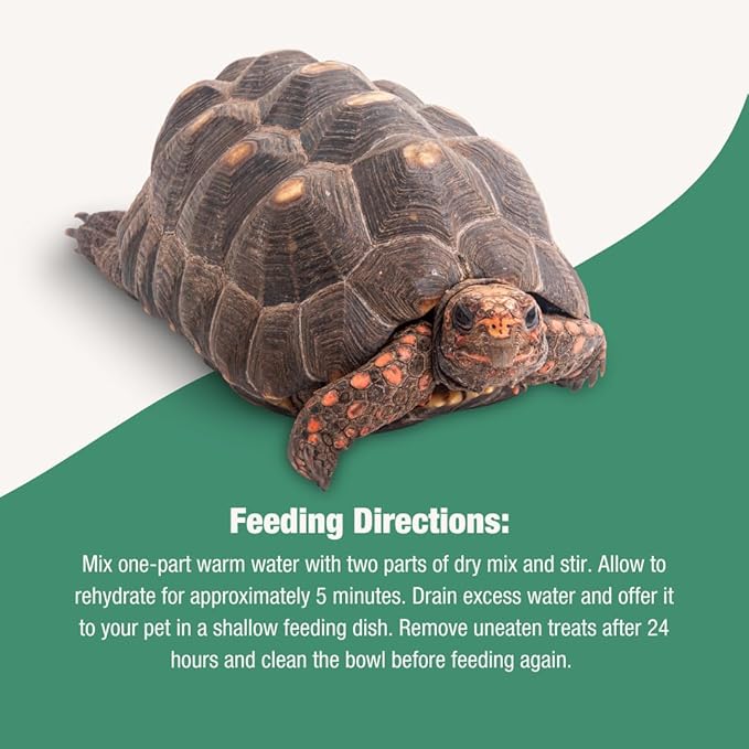 Fluker's Grub Bag Calcium Fortified Tortoise Treats, All Natural Herbivore Blend Fruits and Vegetables, for Tortoise and Herbivore Pets, 4 oz Flukers