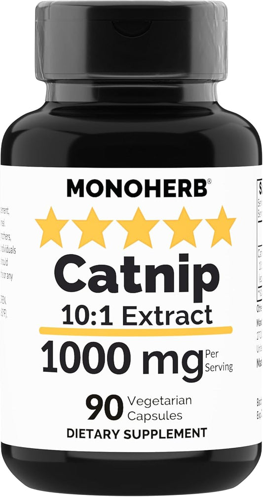 Catnip Extract 1000 mg - 90 Vegetarian Capsules MONOHERB