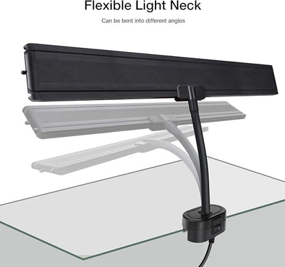 IREENUO Aquarium LED Light, Full Spectrum Fish Tank Clip on Light with Remote, Color Changing Lighting for Reef Coral Aquatic Plants and Fish Keeping (16W（20.4 inch）) SpeciallyforyourpettoprovideavarietyofqualityproductsYearsofresearchexperienceinpetwarmcoattoprovideyourpetwiththewarmestprotectioninwinter