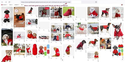 Cute Dog Clothes,Dog T Shirt for Medium Dogs.Dog Clothes for Small Dogs Girl Boy,Puppy.Breathable Soft Dog Costume Pet Dogs Cats,Pet Pullover Jumper,Cat Clothes (L-(10~17lb), Chest~18", Red, Parents) - PAWPICO