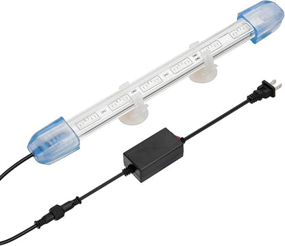 hygger 13.4" Ultra Bright Glass Submersible Aquarium Light, 9W COB LED Explosion-Proof Under Water Fish Tank Light, RGB LED Light for 14"-22" Freshwater Tanks hygger