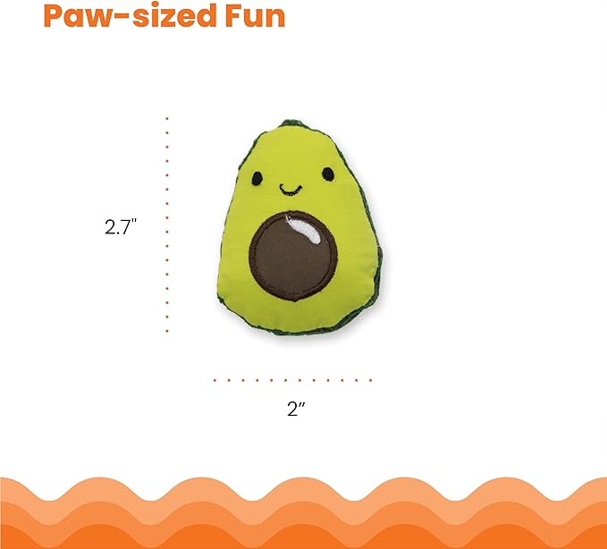 Catstages Lil' Avocato Dental Health Catnip Cat Chew Toy - PAWPICO