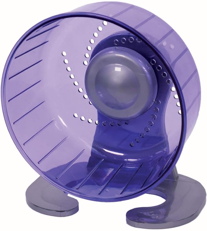 Petest Hamster Exercise Wheel, Silent Spinner Hamster Running Wheels, Diameter 6.7 inch, Purple Petest