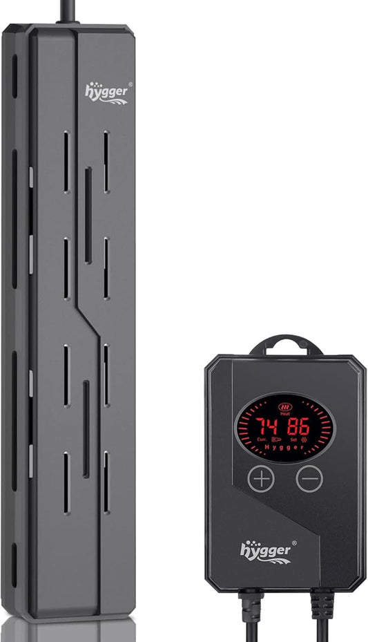 hygger Aquarium Heater,Submersible Fish Tank Heater 100W/200W/300W/500W/800W/1000W/1200W with Digital LED Controller,Memory Function,Auto Shut Off Protection,Heater for Saltwater Freshwater Fish Tank hygger