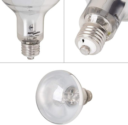 REPTI ZOO Reptile Heat Lamp 100W Full Spectrum UVA UVB Reptile Sun Lamp Self-Ballasted Vapor Basking Spot Lamp/Bulb/Light for Reptile and Amphibian E26 REPTIZOO
