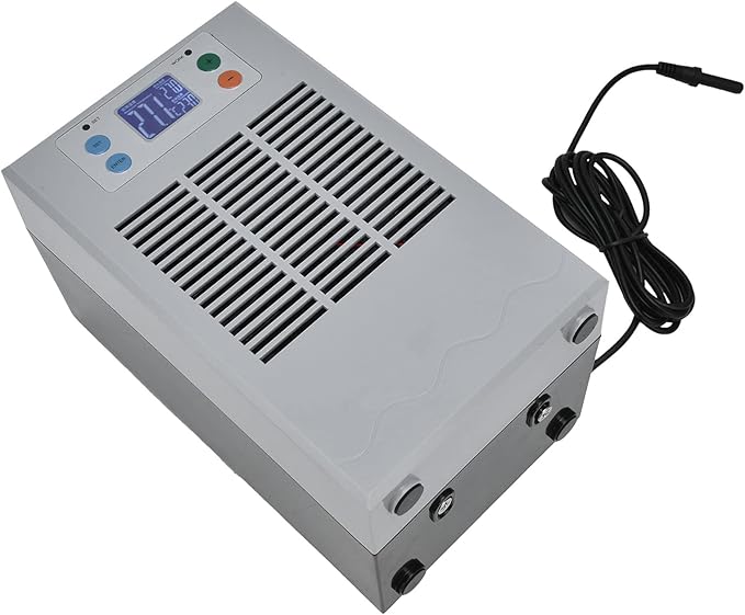 Electronic Aquarium Water Chiller Aquarium Digital Fish Cooling Heating Machine 35L 100W 100-240V Cold and Warm Water Machine for Home Plumbing Equipment(US Plug) ViaGasaFamido