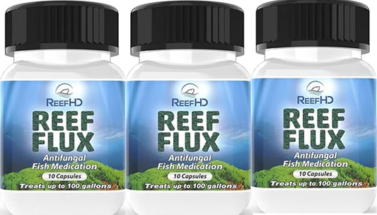 ReefHD Reeflux FIuconazole 200mg fungaI Fish lnfections lchthyophonus SaproIegnia KlLL Bryopsis Green Hair AIgae Aquarium Reef Flux AIgae Buster (3 Packs) PAWPICO