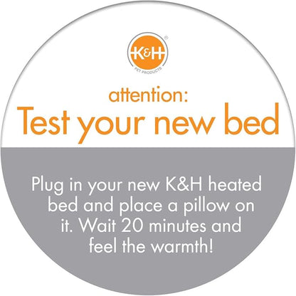 K&H Pet Products Outdoor Heated Kitty House, Outdoor Cat House for Outside Community Cats, Strays, and Ferals, Insulated Shelter, Warming Cold Weather House with Heated Pad for Winter - RealTree EDGE - PAWPICO