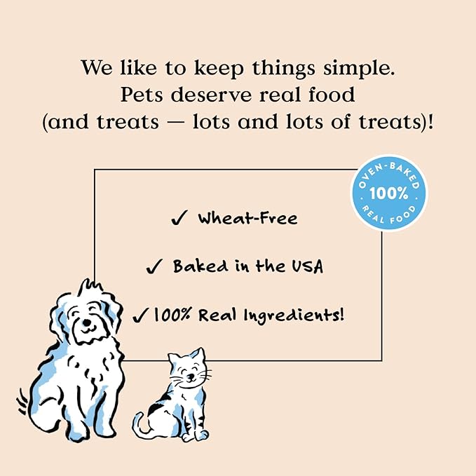 Bocce's Bakery Oven Baked Bone Broth Treats for Dogs, Wheat-Free Everyday Dog Treats, Made with Real Ingredients, Baked in The USA, All-Natural Biscuits, Beef Bone Broth, Carrots, & Parsley, 5 oz - PAWPICO