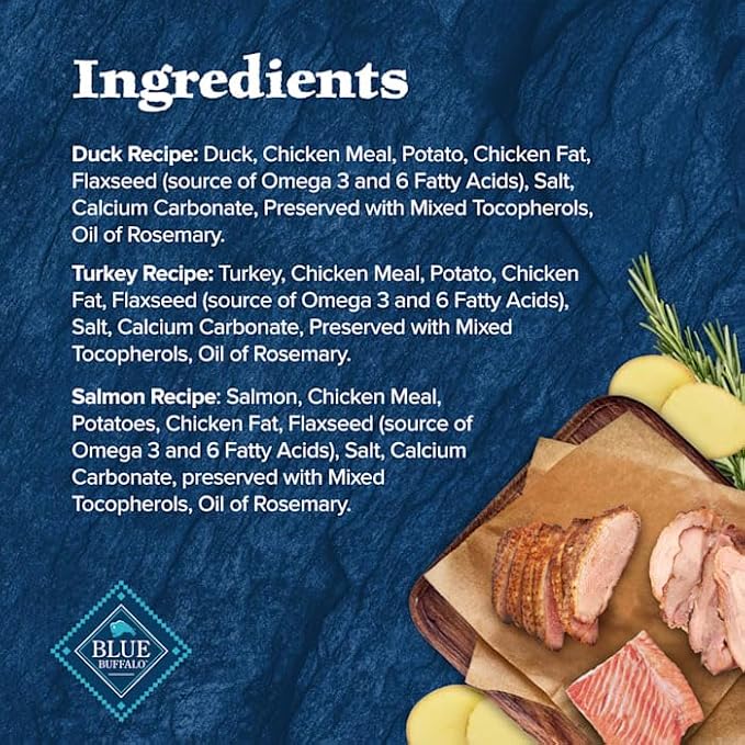 Blue Buffalo Wilderness Variety Pack Dog Treats Made with Natural Ingredients Duck Turkey & Salmon - PAWPICO