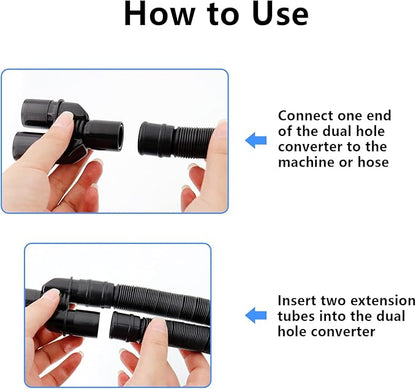 Reptile Fogger Extension Tube, Accessories of Reptile Humidifier Mister Suitable for Reptiles Amphibians and Terrarium Eadabok
