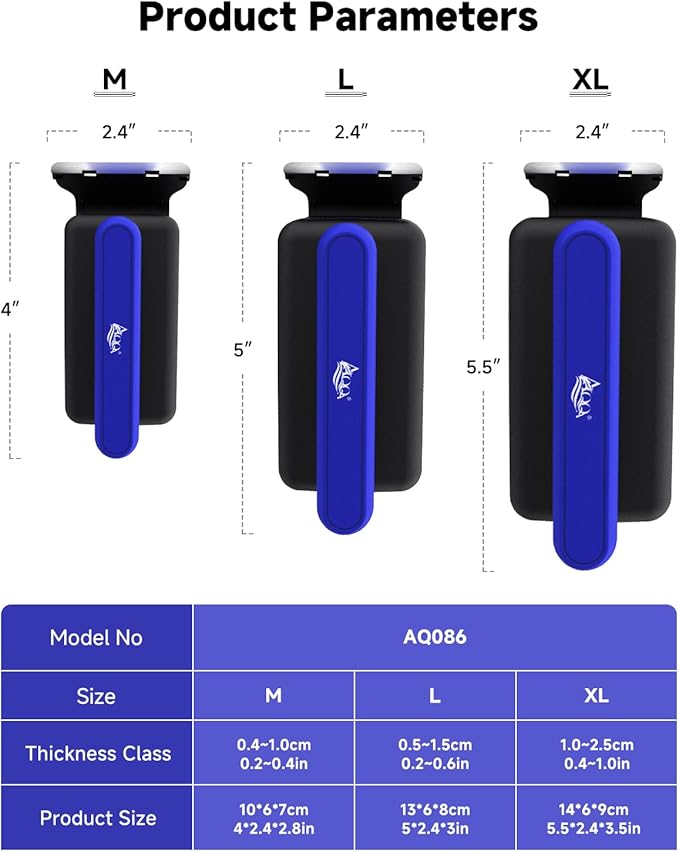 AQQA Magnetic Aquarium Fish Tank Glass Cleaner, Dual-Blades Algae Scraper Glass Cleaner Scrubber, Double Side Floating Aquarium Magnetic Brush for 0.2-0.6 Inch Thick Glass Aquariums Tank AQQA