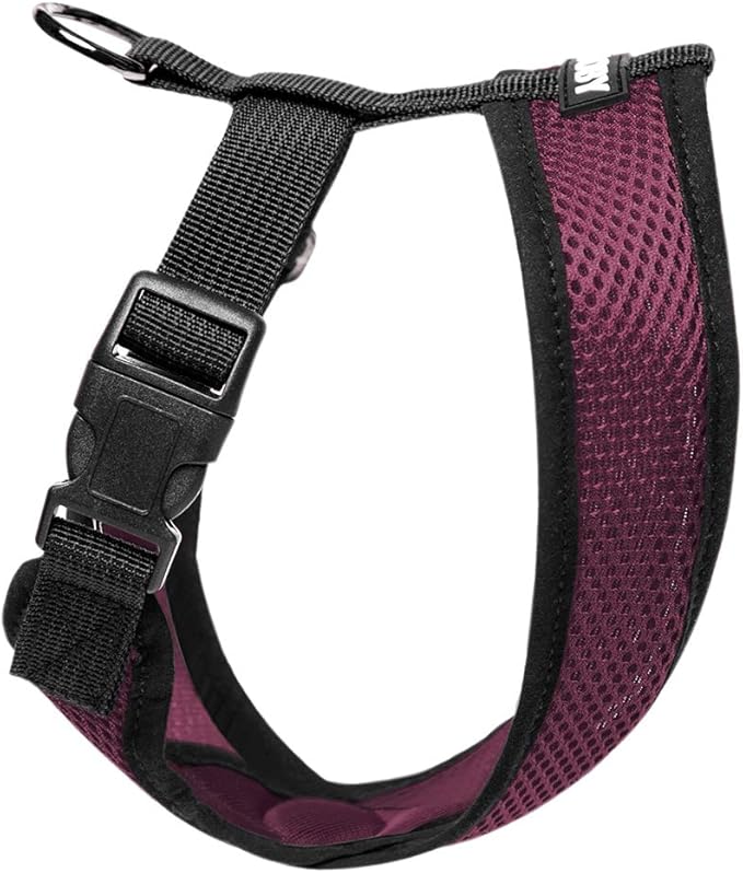 Gooby Comfort X Head In Harness - Purple, Medium - No Pull Small Dog Harness, Patented Choke-Free X Frame - Perfect on the Go Dog Harness for Medium Dogs No Pull, Small Dogs for Indoor and Outdoor Use Gooby