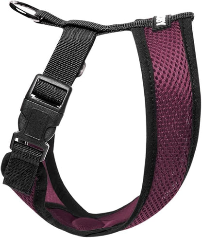Gooby Comfort X Head In Harness - Purple, Medium - No Pull Small Dog Harness, Patented Choke-Free X Frame - Perfect on the Go Dog Harness for Medium Dogs No Pull, Small Dogs for Indoor and Outdoor Use Gooby