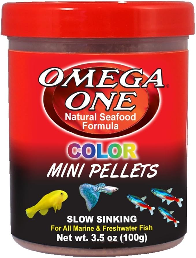 Omega One Color Mini Pellets, Sinking, 3.5 oz OmegaOne