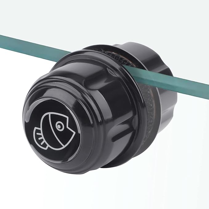 Pawfly Aquarium Magnetic Brush for Glass Fish Tanks 1.5 Inch Stain Scrubber Pads Cleaning Tool for 3/5 Inch Thick Fresh & Marine Aquariums up to 10 Gallons (Not for Acrylic & Plastic Tanks) Pawfly