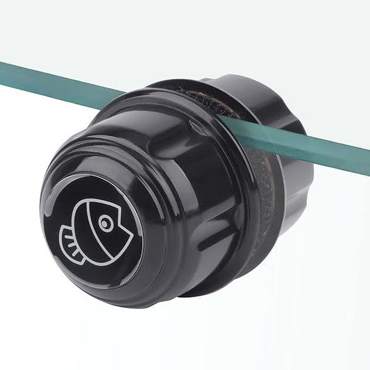 Pawfly Aquarium Magnetic Brush for Glass Fish Tanks 1.5 Inch Stain Scrubber Pads Cleaning Tool for 3/5 Inch Thick Fresh & Marine Aquariums up to 10 Gallons (Not for Acrylic & Plastic Tanks) Pawfly