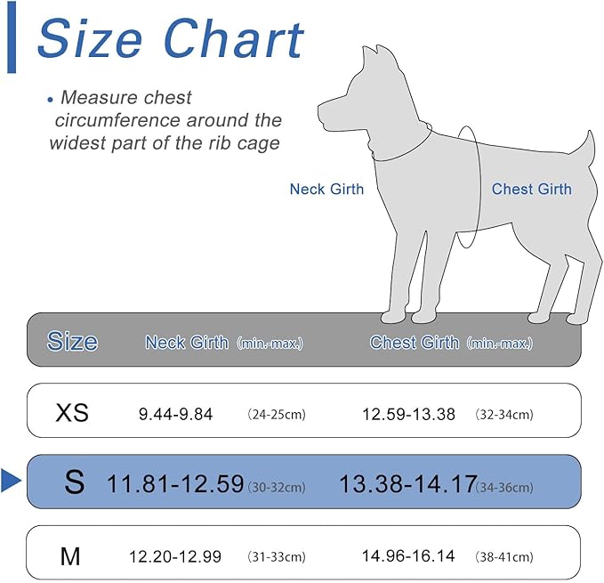 Dog Harness for Small Dogs, Small Dog Harness and Leash Set, Honeycomb Grid, Reflective Lightweight Harness & Anti-Twist Pet Lead,Dog Harness(Multi Color, Size: XS-S-M) (S, Sapphire Blue) PAWPICO