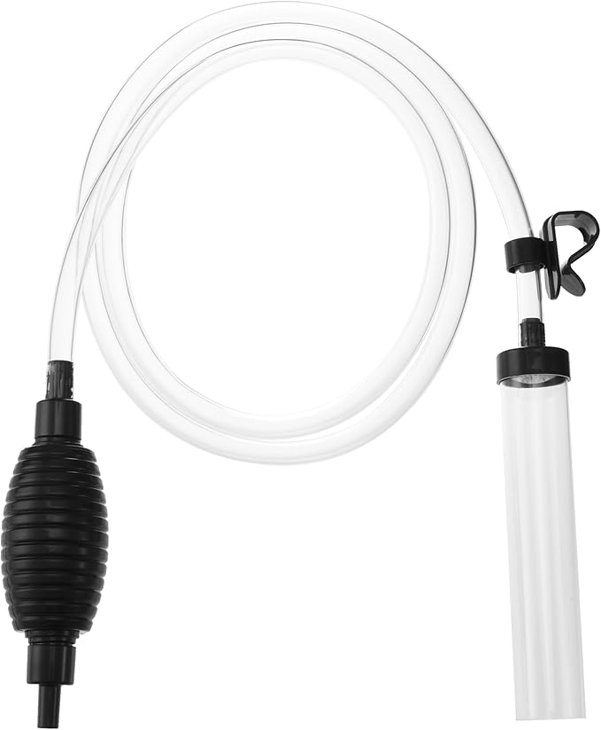 Seltomer7ft Fish Tank Cleaner Aquarium Siphon Gravel Vacuum for Aquarium Fish Tank Changing Water Cleaning Gravel and Sand(with Big Siphon Ball) Seltomer