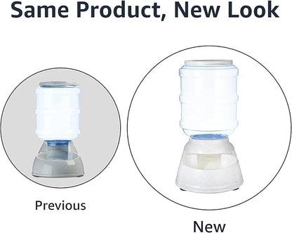 Amazon Basics Gravity Pet Food Feeder for Dogs and Cats, Small, 6-Pound Capacity, Gray - PAWPICO