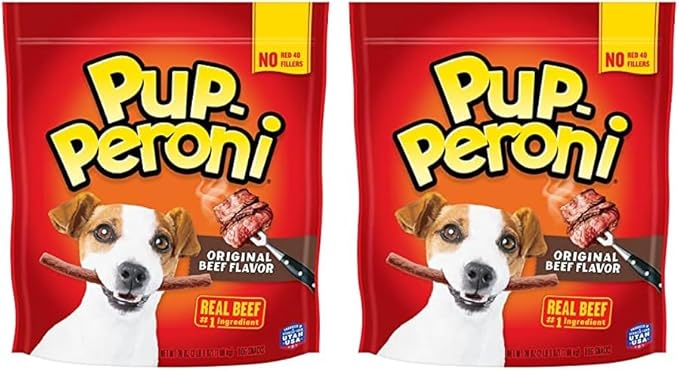Pup-Peroni Dog Treats, Original Beef Flavor, 38 Ounce, Made with Real Beef (Pack of 2) - PAWPICO