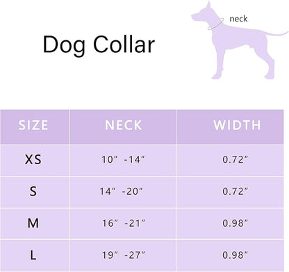 Striped Dog Harness Collar and Leash Set, Polyester Webbing Dog Collar Easy Walking and Training Dog Harness and Leash 3-in-1 Suit Adjustable Dog Harness Collar Leash Set for Dogs(Green, M) Tiffpaws