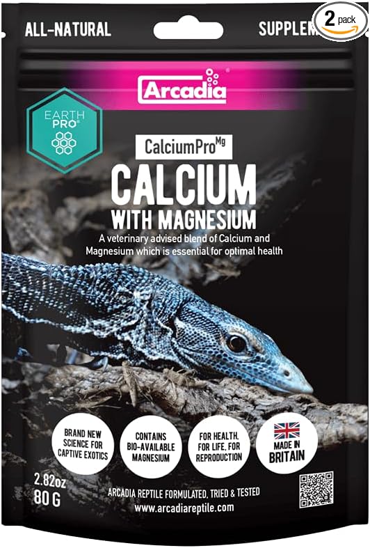 Arcadia EarthPro CalciumPro 2X Pack, 80g, White PAWPICO