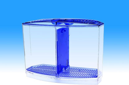 Penn-Plax Twin Betta Bow-Front Kit for Aquarium Blue, Green, Tank is 7.5" Across The Front, 6" Across The Back Penn-Plax