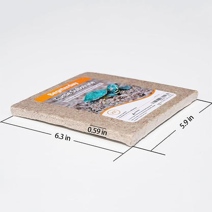 2QT Substrate for Turtle Bedding, Ideal Turtle Tank Accessories for Retains Moisture Begeterday