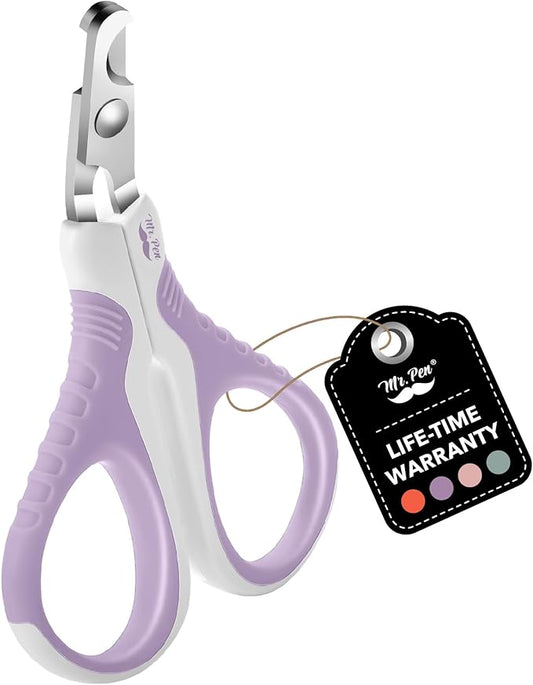Mr. Pen- Cat Nail Clipper, Purple, Cat Nail Trimmer, Cat Nail Clippers, Cat Claw Clippers, Cat Clippers for Nails, Pet Nail Clippers, Kitten Nail Clipper, Small Dog Nail Clipper, Cat Claw Trimmer - PAWPICO