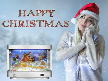 Lightahead Christmas Santa LED Decorative Motion Picture Lamp Virtual Aquarium Night Light Decoration Lightahead%C2%AE