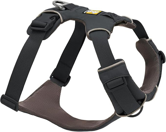 Ruffwear, Front Range Dog Harness, Reflective and Padded, No Pull Harness for Training and Everyday, Basalt Gray, Medium RuffwearInc