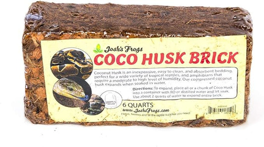 Josh's Frogs Coco Husk Brick (6 Quarts) JoshsFrogs