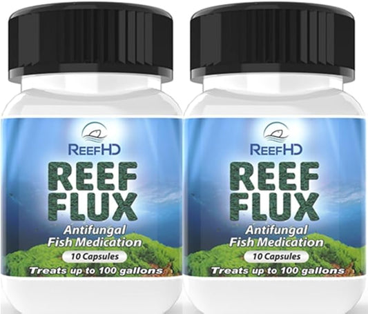 ReefHD Reeflux FIuconazole 200mg fungaI Fish lnfections lchthyophonus SaproIegnia KlLL Bryopsis Green Hair AIgae Aquarium Reef Flux AIgae Buster (Two Packs) PAWPICO