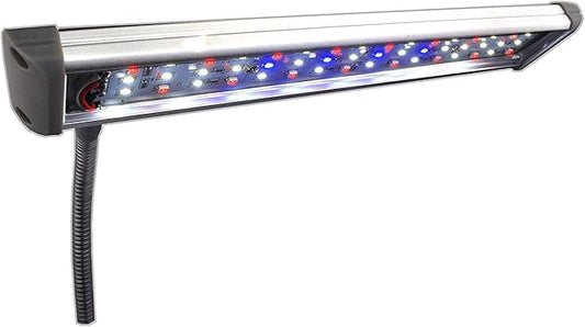 Finnex FugeRay Planted+ Aquarium LED Light Plus Moonlights, Cliplight, Silver Finnex