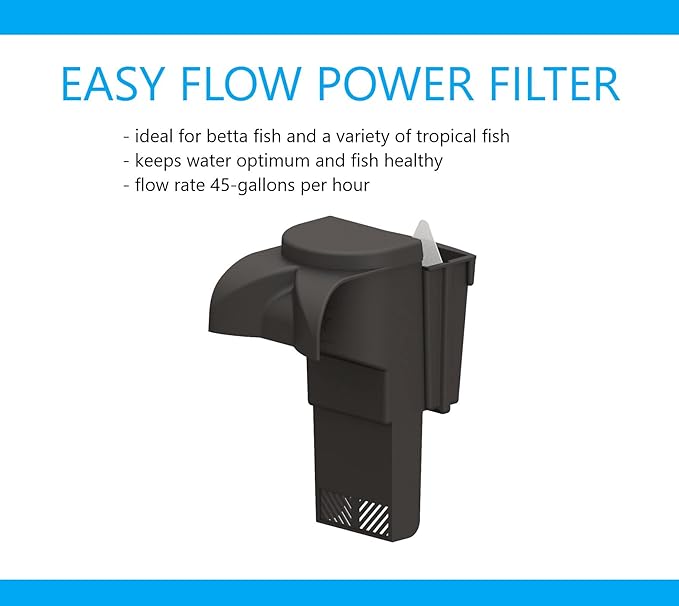 Koller Products AquaView 4.5-Gallon Aquarium Starter Kit with Full Filtration and LED Lighting (7 Dazzling Color Selection), Ideal for a Variety of Tropical Fish DISCOVERTHEEXCITINGWORLDOFKEEPINGTROPICALFISH