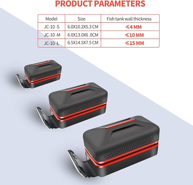 Aquarium Brush Strong Magnetic Brush Floating Magnetic Aquarium Brush, Fish Tank Cleaner, Scrubber & Scraper Aquarium Cleaning Tools, Floating Fish Tank Cleaner (L) SVECKE