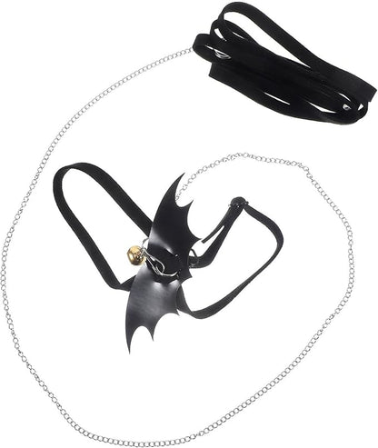 POPETPOP Turtle Harness and Leash with Wings : Adjustable Tortoise Harness Strap Collar Leash Control Rope for Turtle(Black, Size S) POPETPOP