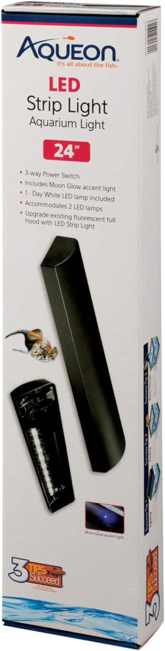 Aqueon LED Fish Tank Aquarium Strip Light Fixture, 24 Inch Aqueon