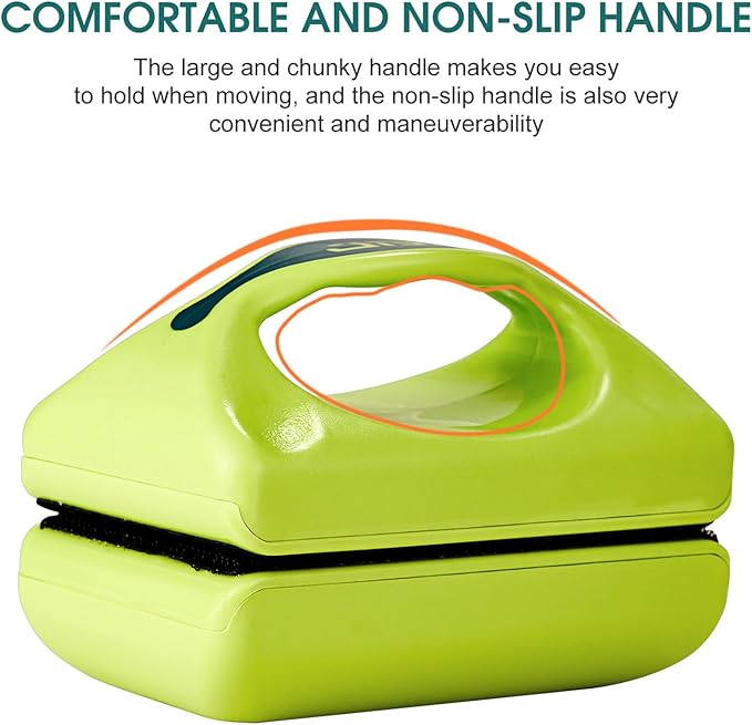 KEDSUM Magnetic Aquarium Fish Tank Cleaner, Fish Tank Glass Cleaner, Floating Clean Brush with Handle Design KEDSUM