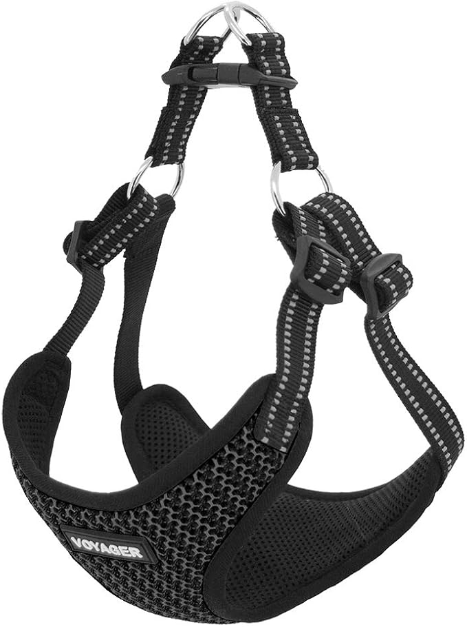 Best Pet Supplies Voyager Adjustable Dog Vest Harness Breathable No Pull Harness for Small, Medium, Large Dogs, Harness for Walking, Jogging, Easy Step-in, Reflective Stripes - (Baby Blue), XS BestPetSuppliesLLC