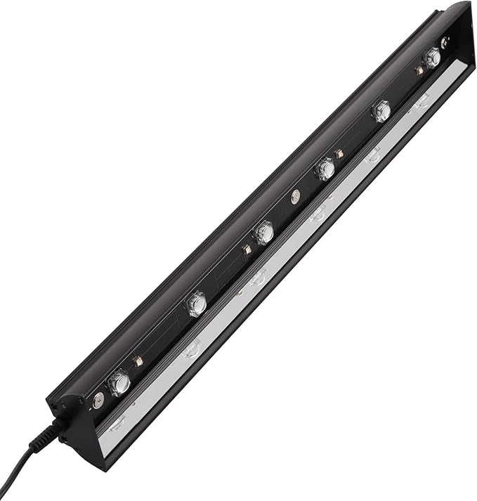 Aiicioo Reptile LED UVB Light - LED Terrarium Light with 3 Timing Function UVB Lamp UVB Bulb 4-Level Brightness Adjustable Lighting for Bearded Dragon Turtle Lizard (watts, 7) AIICIOO