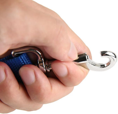 Nylon Dog Training Leash, Traction Rope, 4Ft /5 Foot /6 Feet Long, 5/8 inch 3/4 Inch 1 Inch Wide, for Small and Medium Dogs (3/4'' x 4 F, Blue) - PAWPICO